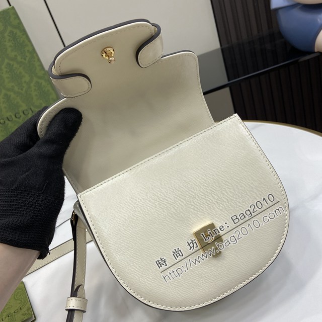 Gucci專櫃古馳最新款Horsebit 1955系列迷你手提包單肩斜挎女包 jh2504型號：781387